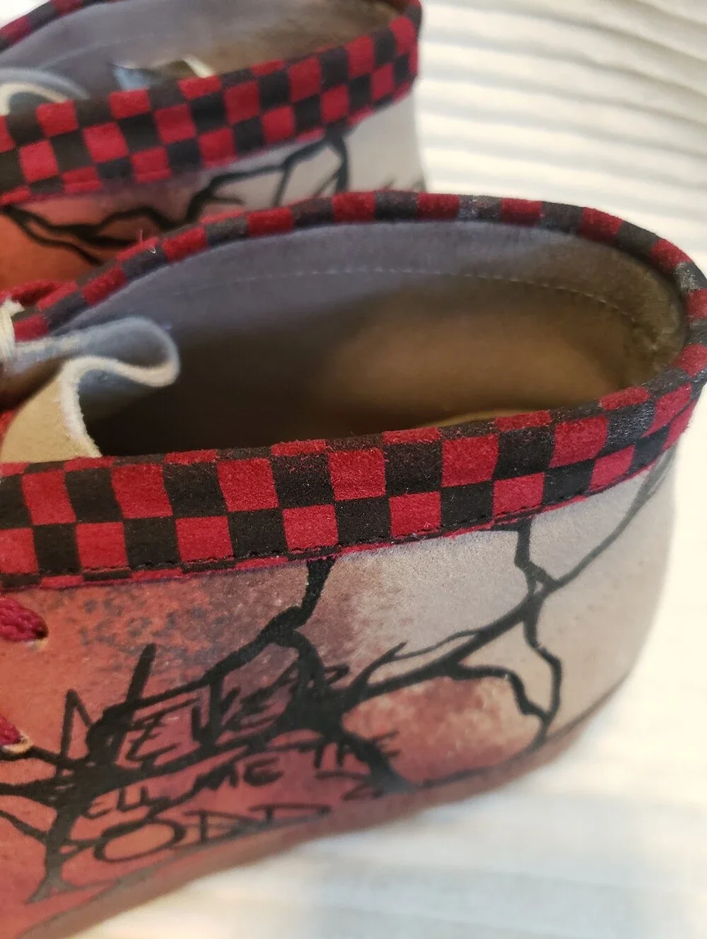 Clarks x Stranger Things Mens Wallabee Boot Clogs Hellfire Club / Upside Down 7M